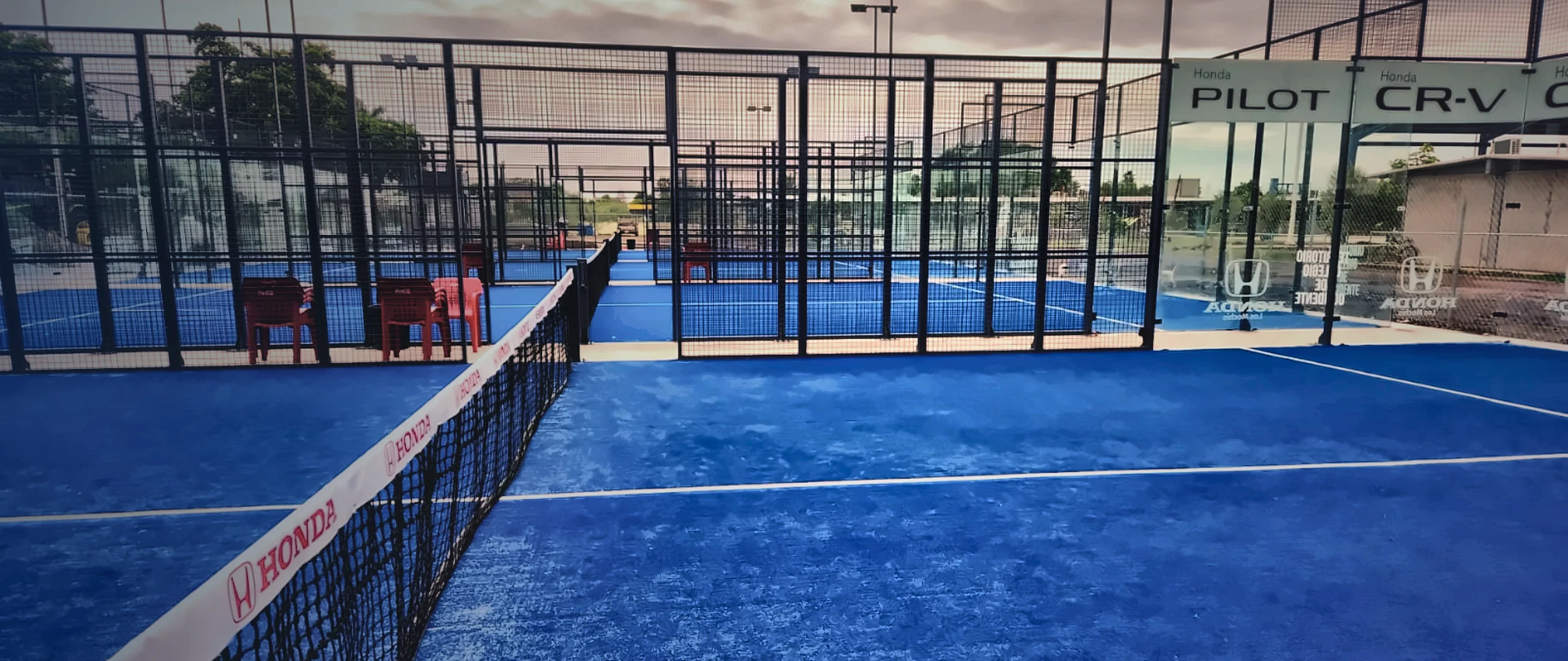 Vista de cancha en Real Padel Club
